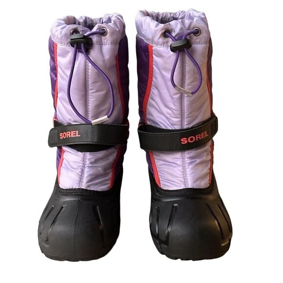 Sorel Snow Winter Boots Purple Pink Insulated 1425621559 Women's Size 5 - Picture 3 of 11